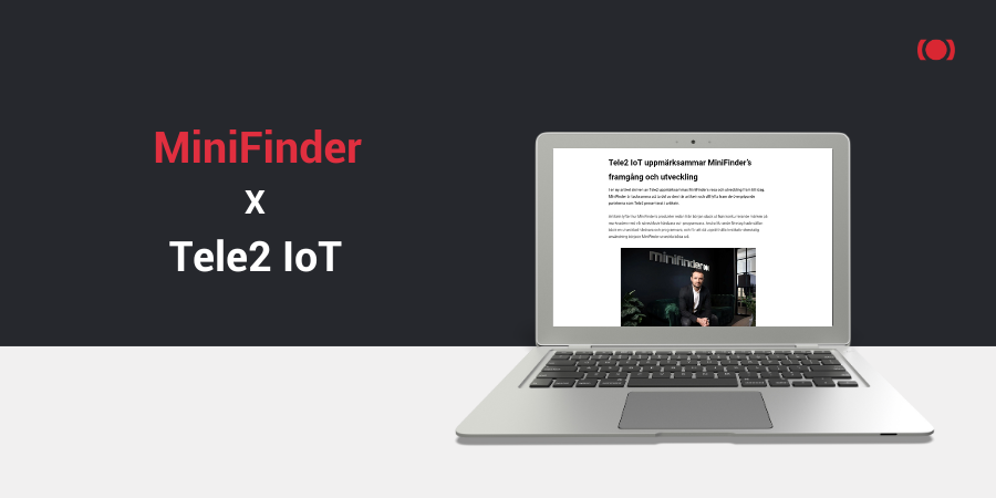 Tele2 IoT highlights MiniFinder's success and development