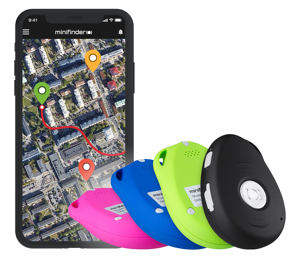 Kinderen met GPS-tracker